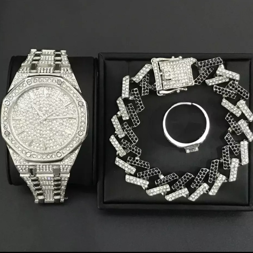 ❤️Host pick❤️ NEW* SILVER WATCH TWO TONE BRACELET & RING